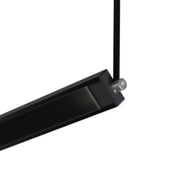 schwarze Endkappe mit Stromführung